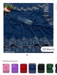 Elegant Purple Saree