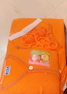 Orange Baby Clothes Set