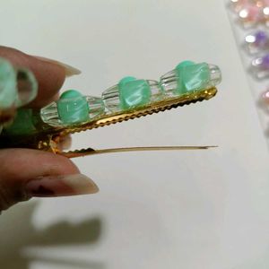 Colorful Flower Hair Clips