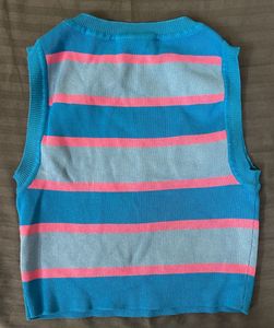 ZARA Striped Knit Tank Top