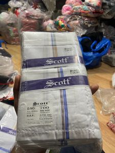 Scott Premium Mens Hanky 💯 Cotton