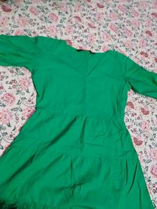 Green Casual Day Dress