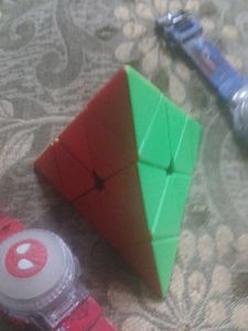 Triangle Cube With2 Spiderman Watch Set
