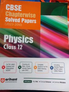 CBSE 12th Physics Chapter Wise Solved Papers