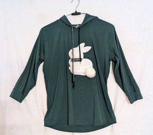 Bunny Graphic Hoodie