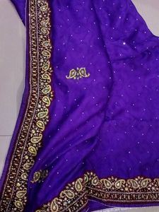 Heavy work saree No Return/no Refund