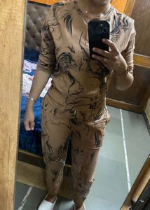 Marble Print Lounge Set