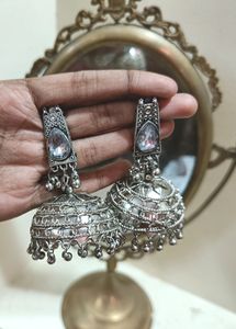 Oxidised Jhumkas