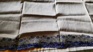 Blue Daily Wear Cotton Sari
