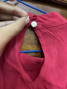 Pink Twist-Front Top