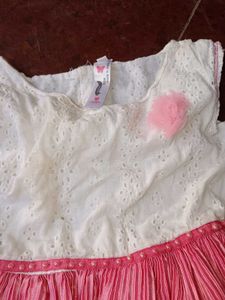 Pink Pleated Dress