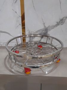 PRIYA CYLINDER STAND STAINLESS STEEL