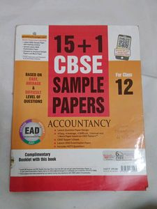 15+1 CBSE Sample Papers Accountancy