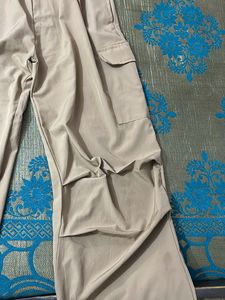 Beige Cargo Pants