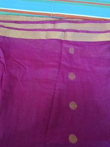 Magenta Cotton Saree