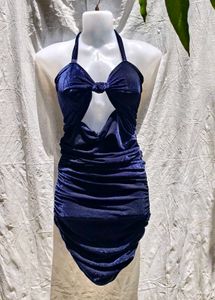 13.4 SEXY VELVET RUCHED BODYCON