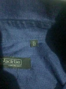 Blue Long Sleeve Casual Shirt