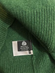 Uniqlo Green Cardigan Sweater