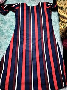 Striped Midi Dress