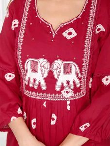 New/Unused Jaipuri Printed Kurti Set