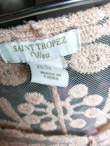 Soft Net Embroidered Top