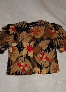 COTTON FLORAL PRINTED TOP 🌸