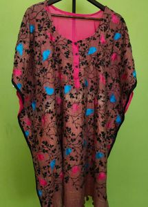 Maya Linen Cotton Kaftan New With Tags