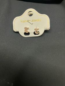 Chain with Locket And Ear Stud