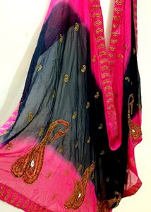 💗🖤 Heavy Handwork Dupatta