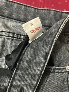 URBANIC Mom Fit Grey Jeans
