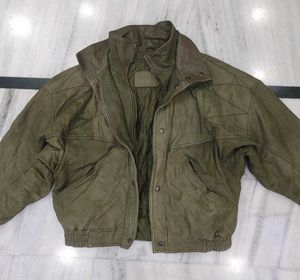 Vintage Style Olive Green Jacket
