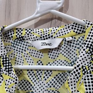 2Bme Yellow A-Line Dress