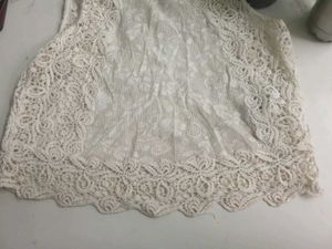 Pretty Zara White Net Mesh Top, Size S, Good Cond
