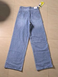 Wide Leg Denim Jeans
