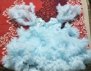 COMBO New Style Rose Pink And Sky Blue Frock