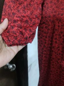 ZARA Floral Midi Dress