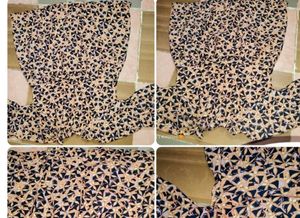 Patterned Off-Shoulder Top set