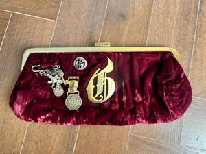 Guess Velvet Clutch