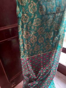 Multicolor Silk Saree