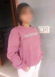Pink Graphic Print Sweatshirt