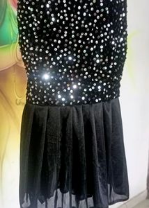 Black Fishcut Kids Partywear
