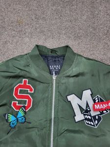MAN Official Green Bomber Jacket
