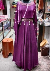 Pure Crepe Silk Gown