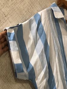 Blue and White Stripped top