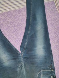 Classic Slim Fit Blue Denim Jeans.