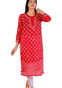chikankari kurti 😘