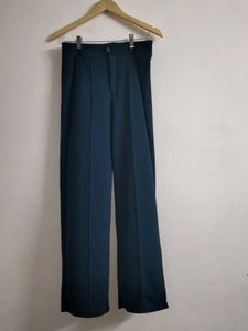 Blue Wide Leg Trousers