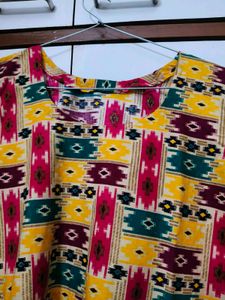 Multicolored Frock Style Anarkali Kurta