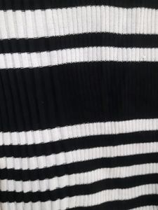 Wool Black And White Top