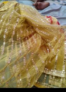 New Yellow Lahnga( Never Used)